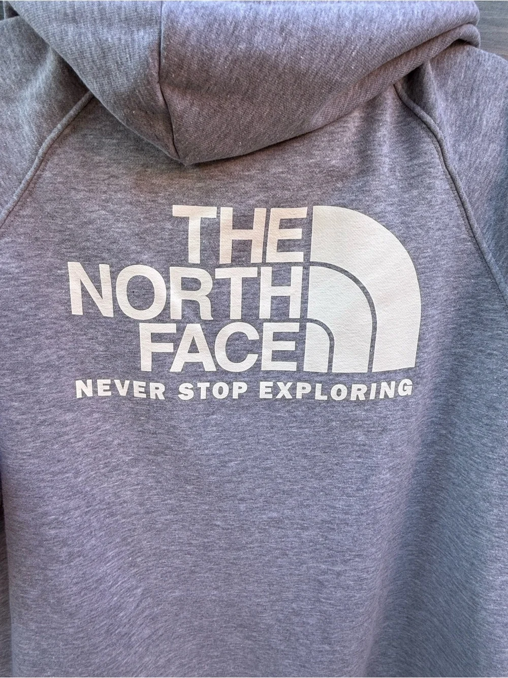 The North Face Circular Design Grey Pullover Hoodie Women's Size XL